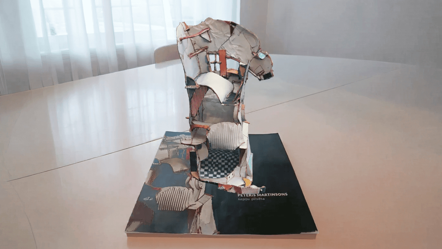 AR app for Pēteris Martinsons catalogue